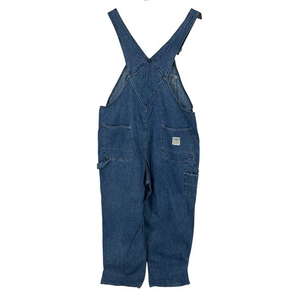 Vintage 90s Women's Limited Jeans Carpenter Blue Denim Jeans Bibs Overalls - Picture 6 of 9